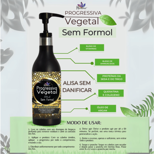 Progressiva Vegetal Creme 500ml - Image 2